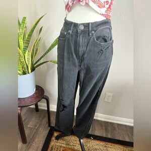 Black American Eagle 90’s Boyfriend High Rise Jeans